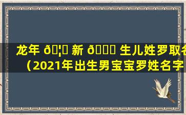 龙年 🦈 新 🕊 生儿姓罗取名（2021年出生男宝宝罗姓名字）